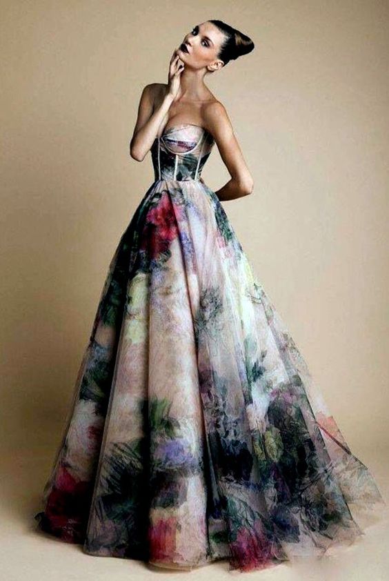 Colourful Wedding Dress, Unconventional Dress More