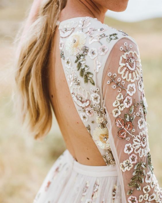 A Splash of Colour | the Embellishment Bridal Fashion Trend