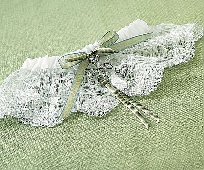 Celtic Charm Bridal Garter