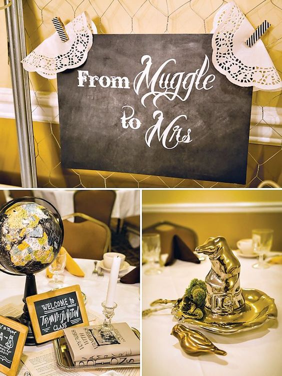 Loving this Harry Potter-themed bridal shower