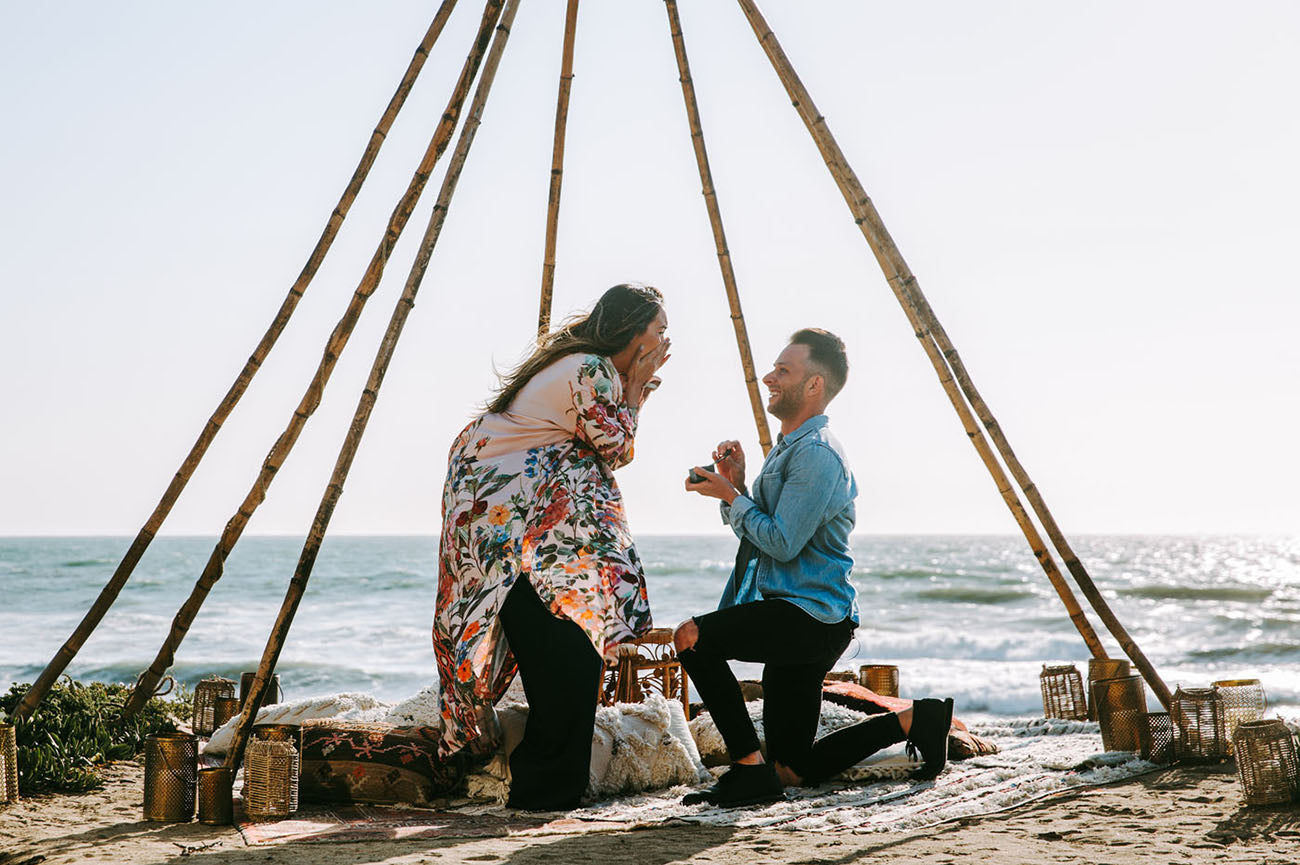 Proposal at Sunset Cliffs