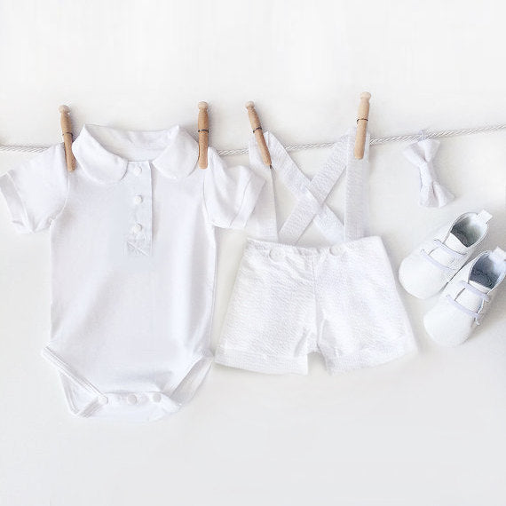 baby boy summer christening outfit