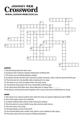 Johnny Reb Crossword 240420