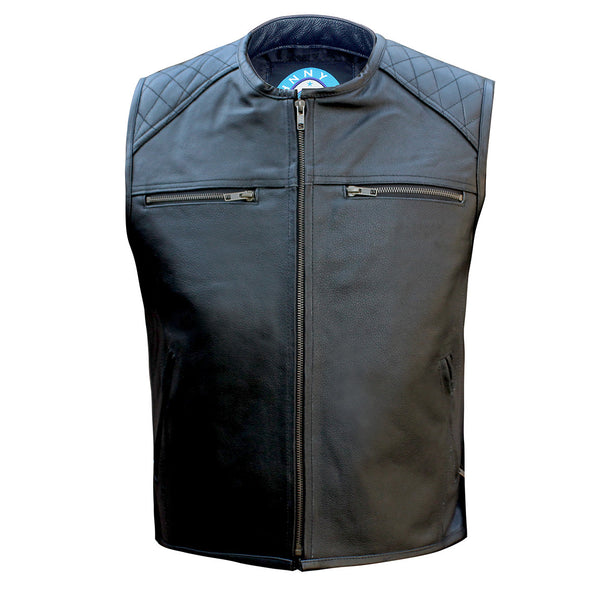 RANDY 21AW “Bottle Joe” Leather vest-