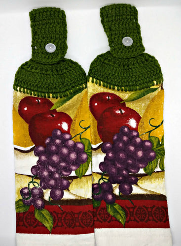 Vegetable Chef Hanging Kitchen Towel Set – Lori's Best Treasures - Crochet  Gifts