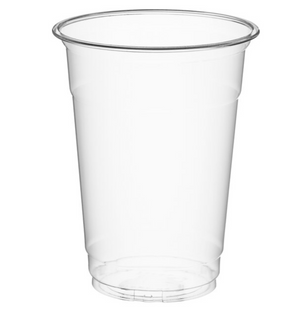 Solo Plastic Cups, Clear, 18 Ounce