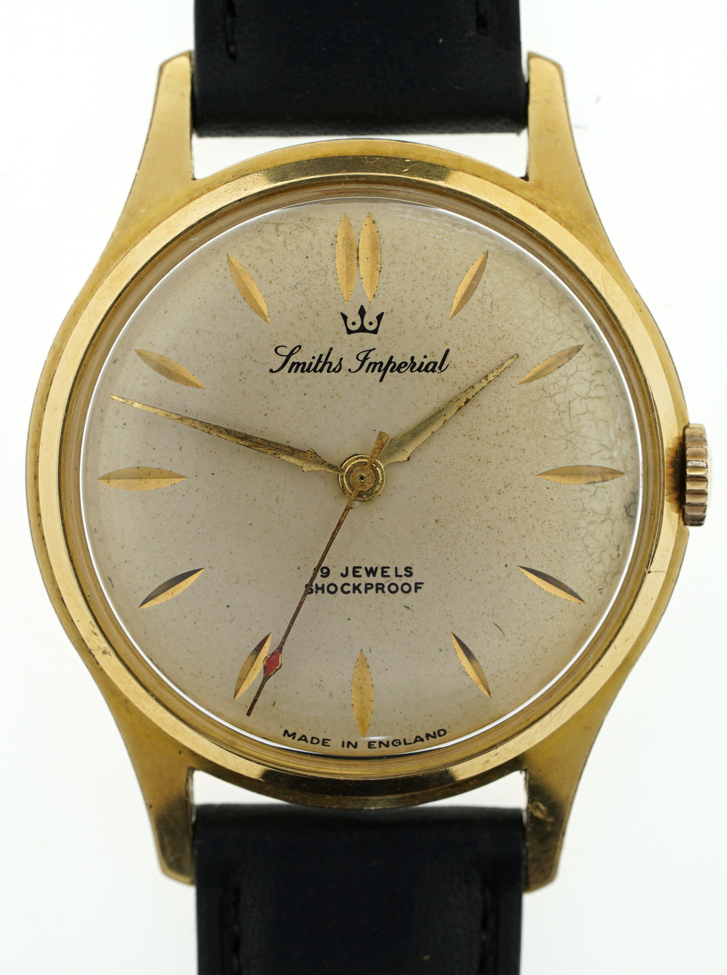 IMPERIAL SMITHS GOLD PLATED 19J ENGLISH WRISTWATCH IN GOOD WORKING ORD ...