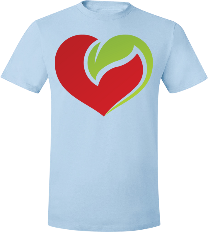 Leaf Love Valentine's Day T-Shirt by Grape Cat