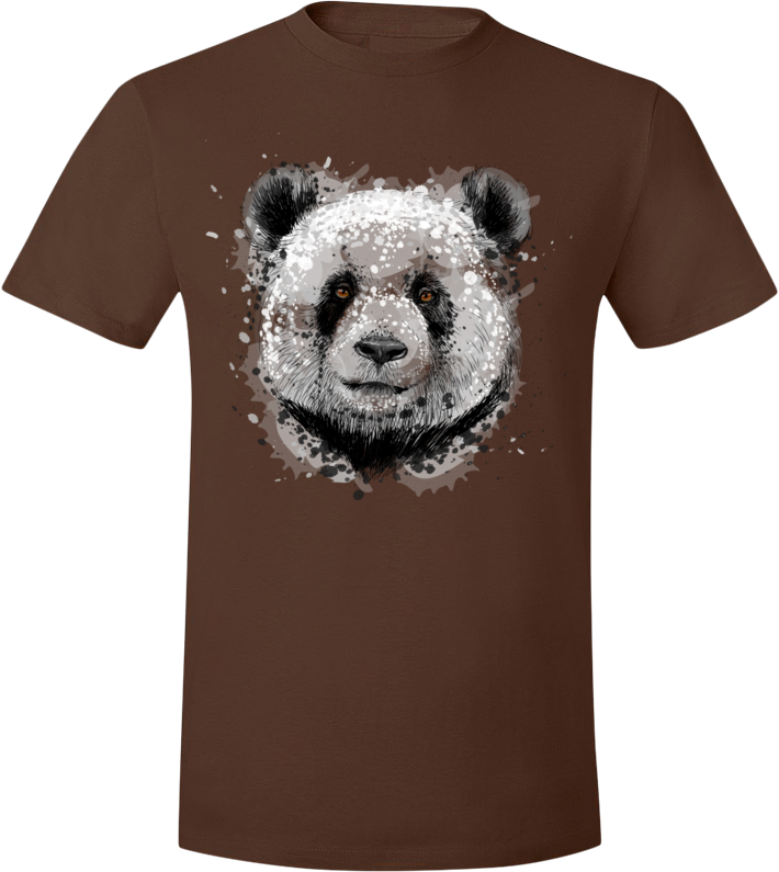 Panda Vegan T-Shirt by Grape Cat