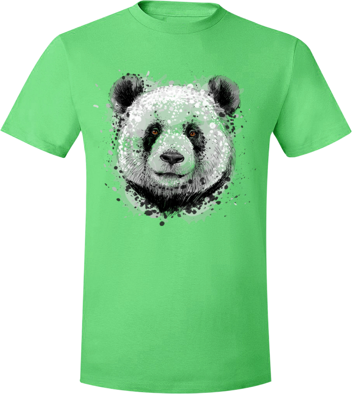 Panda Vegan T-Shirt by Grape Cat