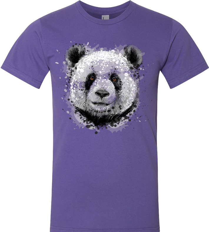 Panda Vegan T-Shirt by Grape Cat