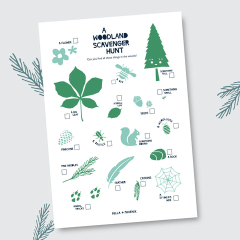 Woodland Scavenger Hunt