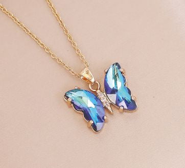 Butterfly Crystal Necklace