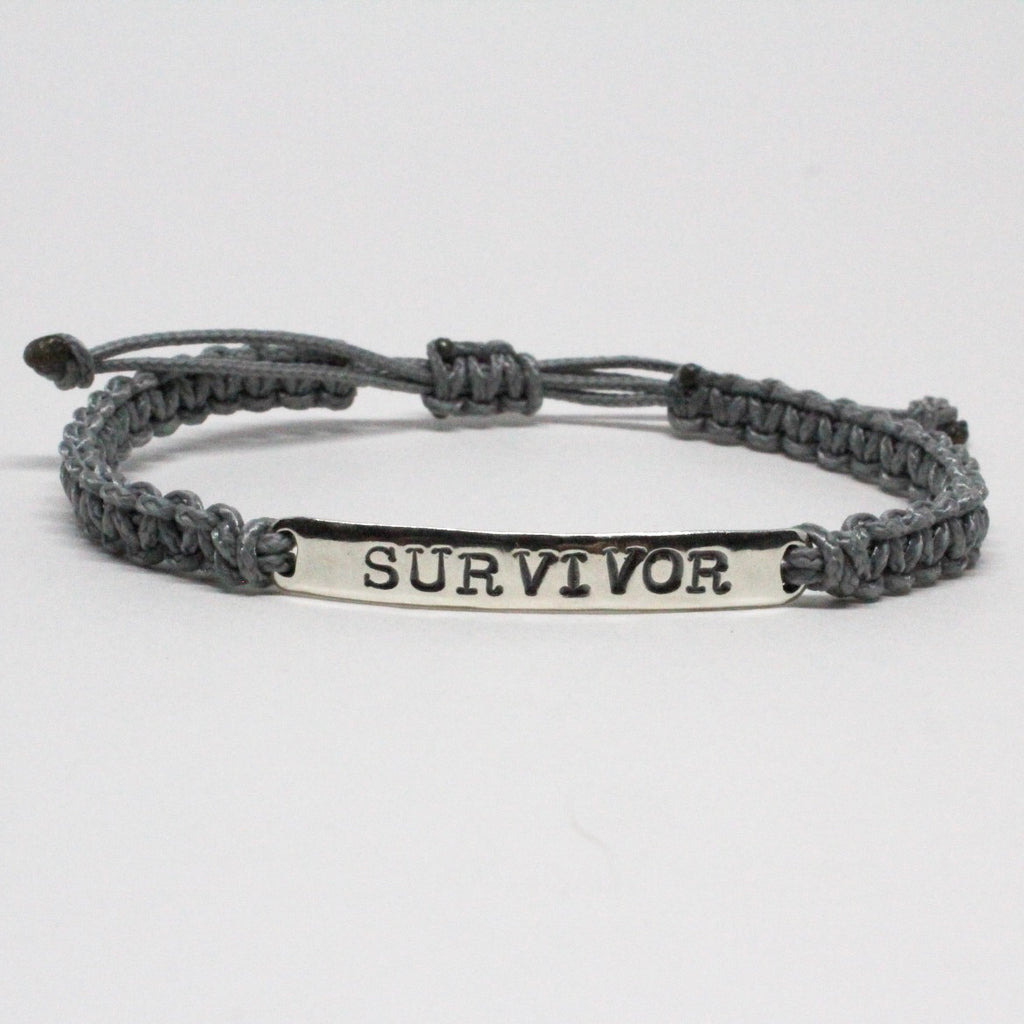 Survivor ID Bracelet-Sterling Silver
