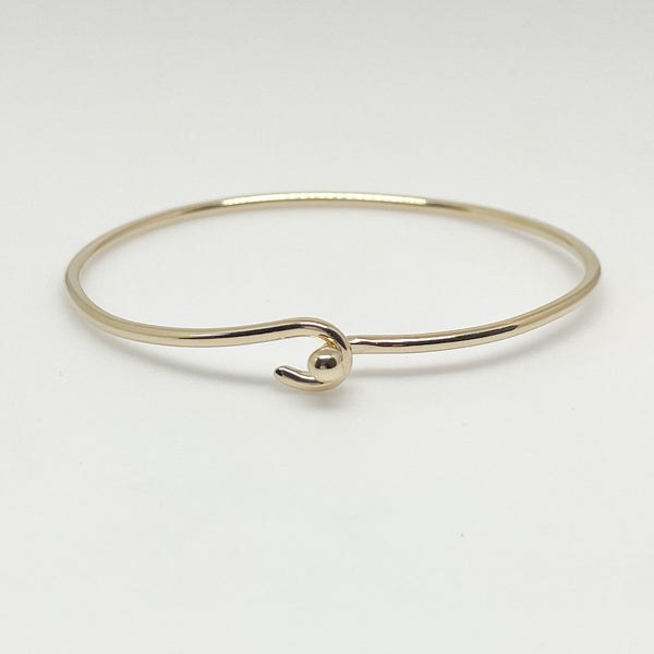 Rose Gold Mini 2mm Hook Bracelet 7