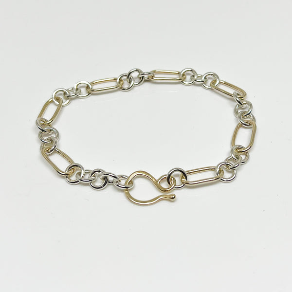 Mixed Metal Chains in Sterling & Gold – Silver Pennies Jewelry