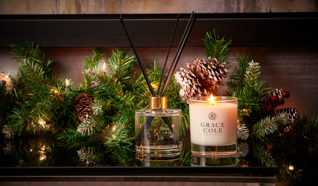 Grace Cole Festive Candle and Diffuser