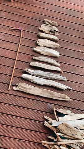 Sort and measure driftwood