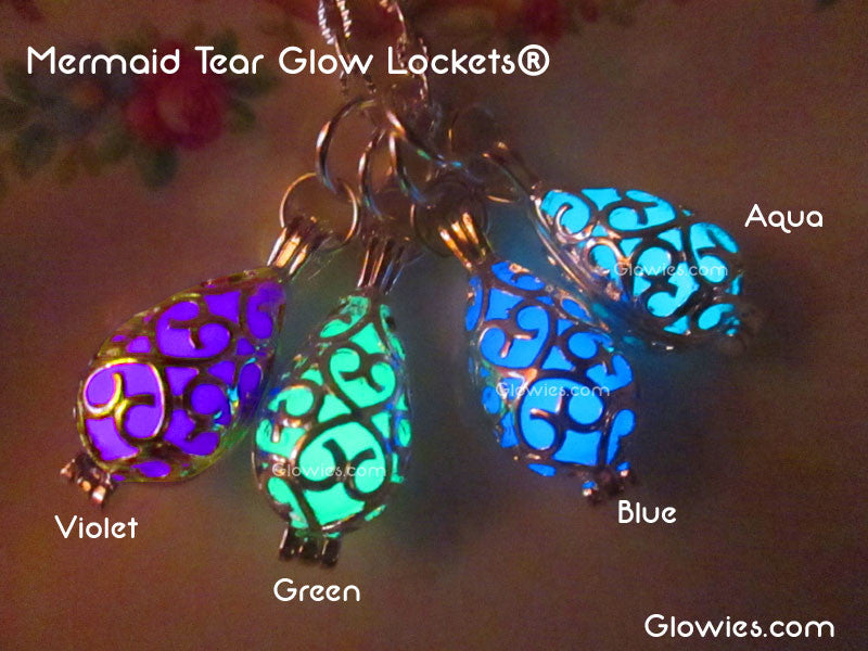 Salty Glow - Bioluminescent Inspired Earrings - Glow in the dark jewelry