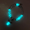 Crystal Fireflies Glow in the Dark Beaded Bracelet