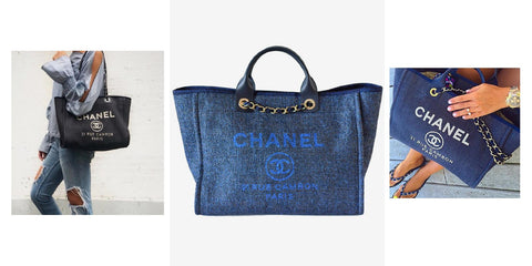 Deauville handbag Chanel Blue in Denim - Jeans - 25312124