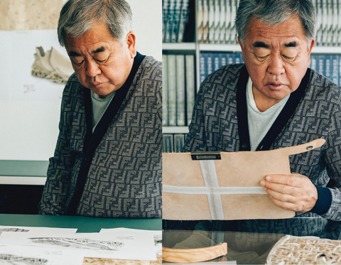 Kengo Kuma-2024-Fendi-L'etoile Πολυτελής Vintage-τσάντα-μάρκα-συνεργασία-συλλογή