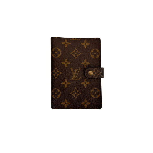 Louis Vuitton Agenda Cover Small Ring Monogram Brown