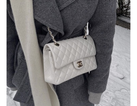 Chanel Classis Flap Bag WHite