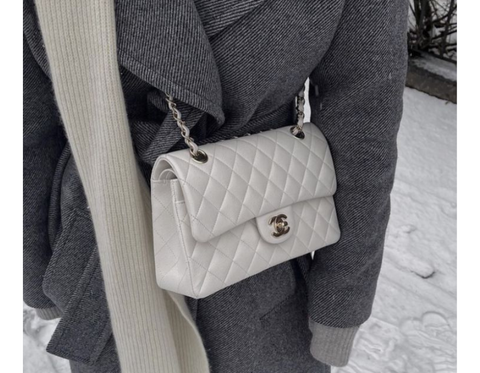 Chanel Classe Flap Bag Blanc