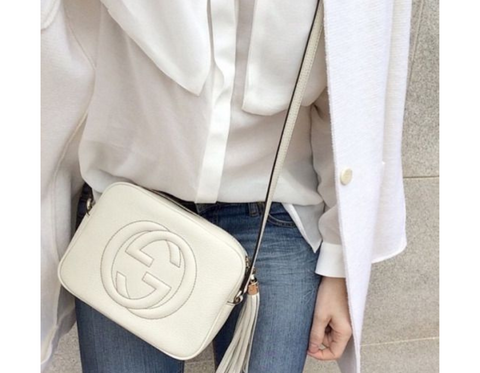 Gucci Soho Disco Bag White