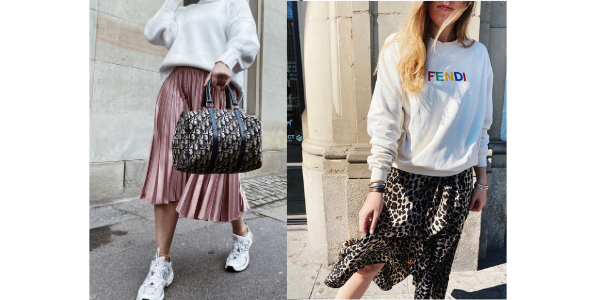 Dior Torba na kręgle i Fendi sweter