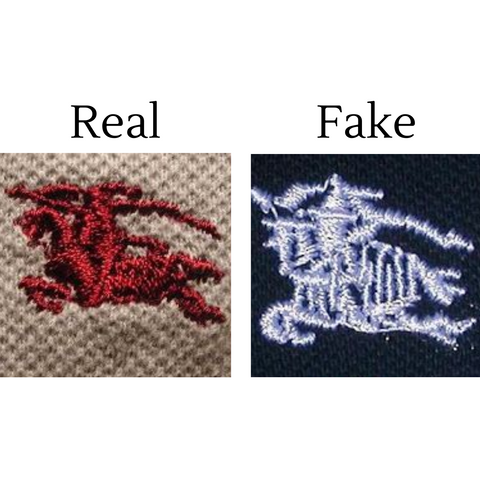 ægte vs falsk Burberry