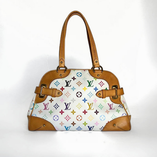 Louis Vuitton Multicolor Beverly White Canvas – l'Étoile de Saint Honoré