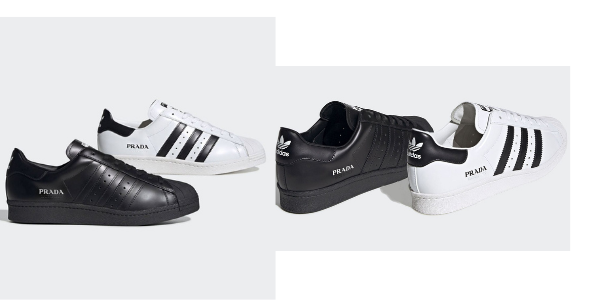 Prada x Adidas Superstar sneakers