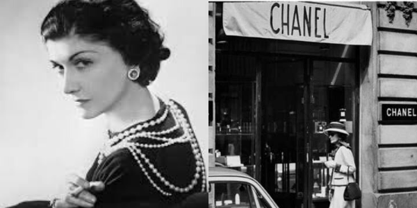 Photo de Coco Chanel et sa première boutique à Paris
