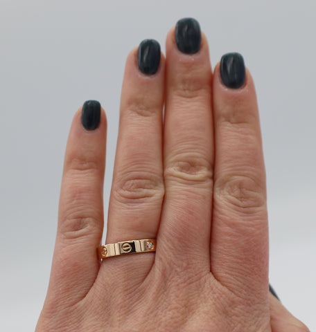 Love Silver Wide Band Ring | Love One Love All — Lola & Company