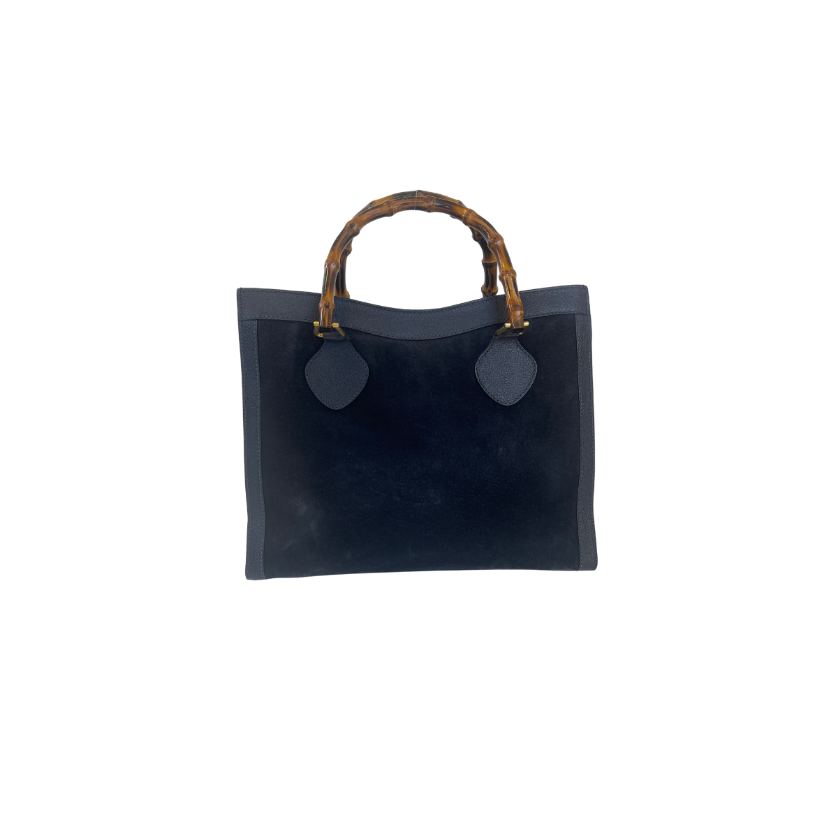 gucci blue suede handbag