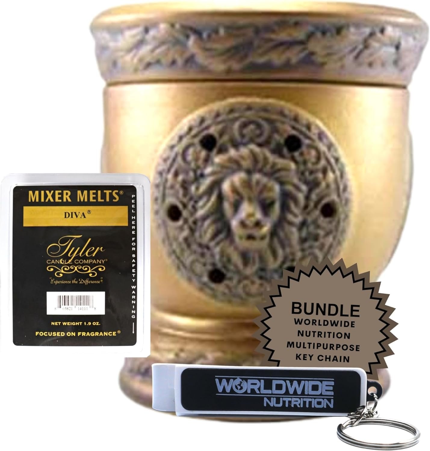 Tyler Candle Company Fanimal Tiger Fragrance Wax Warmer - Candle Wax M