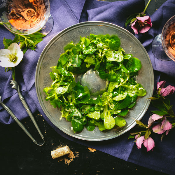 Mache (lamb's lettuce), All About Salad Greens on Gourmetpedia