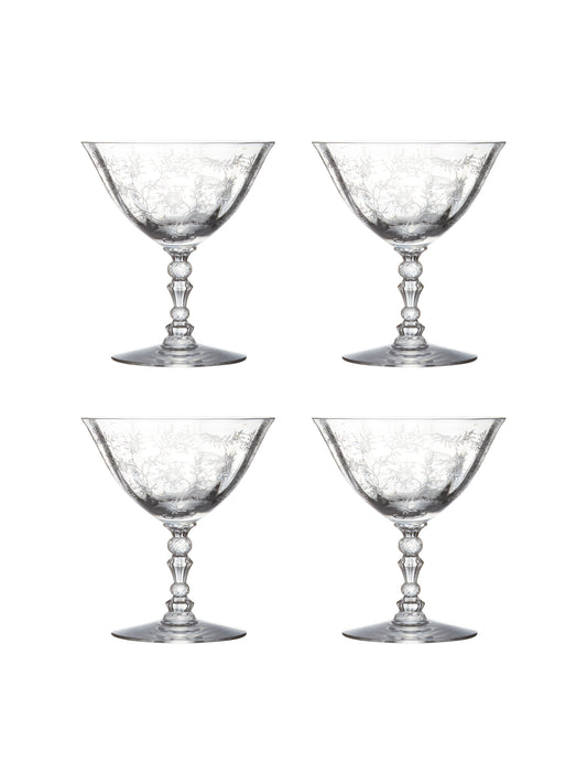 Shop the Vintage 1950s Italian Tortoise Shell Wine Glasses at Weston Table