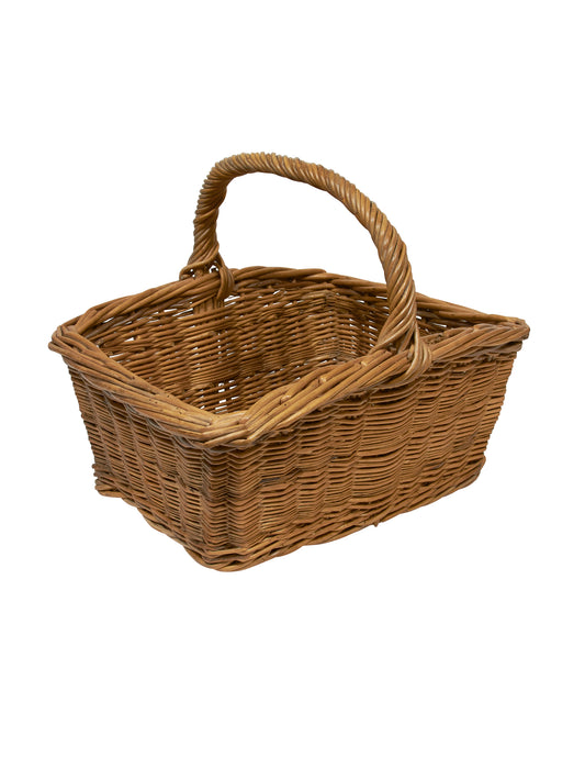 Vintage 1960s French Foraging Basket