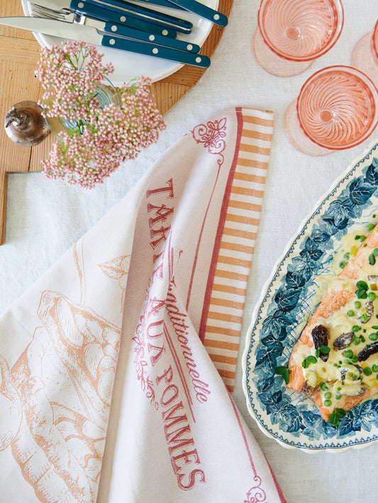 Shop the Garnier-Thiebaut Hydrangea Blue Kitchen Towel at Weston Table