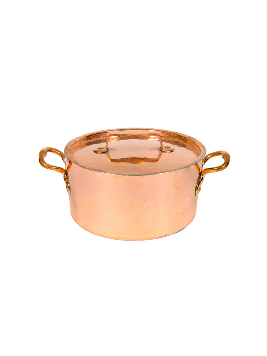 Shop Brooklyn Copper Cookware 6 Quart Casserole with 10 Flat