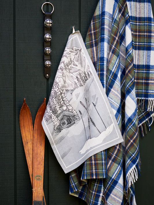 Shop the Vintage Ski Patches Birch Tray at Weston Table