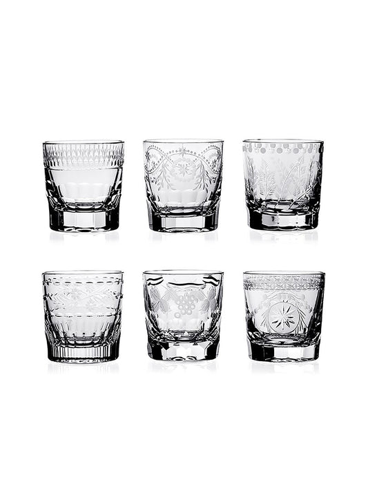 Set of Two Rocks Glasses- All Logos –