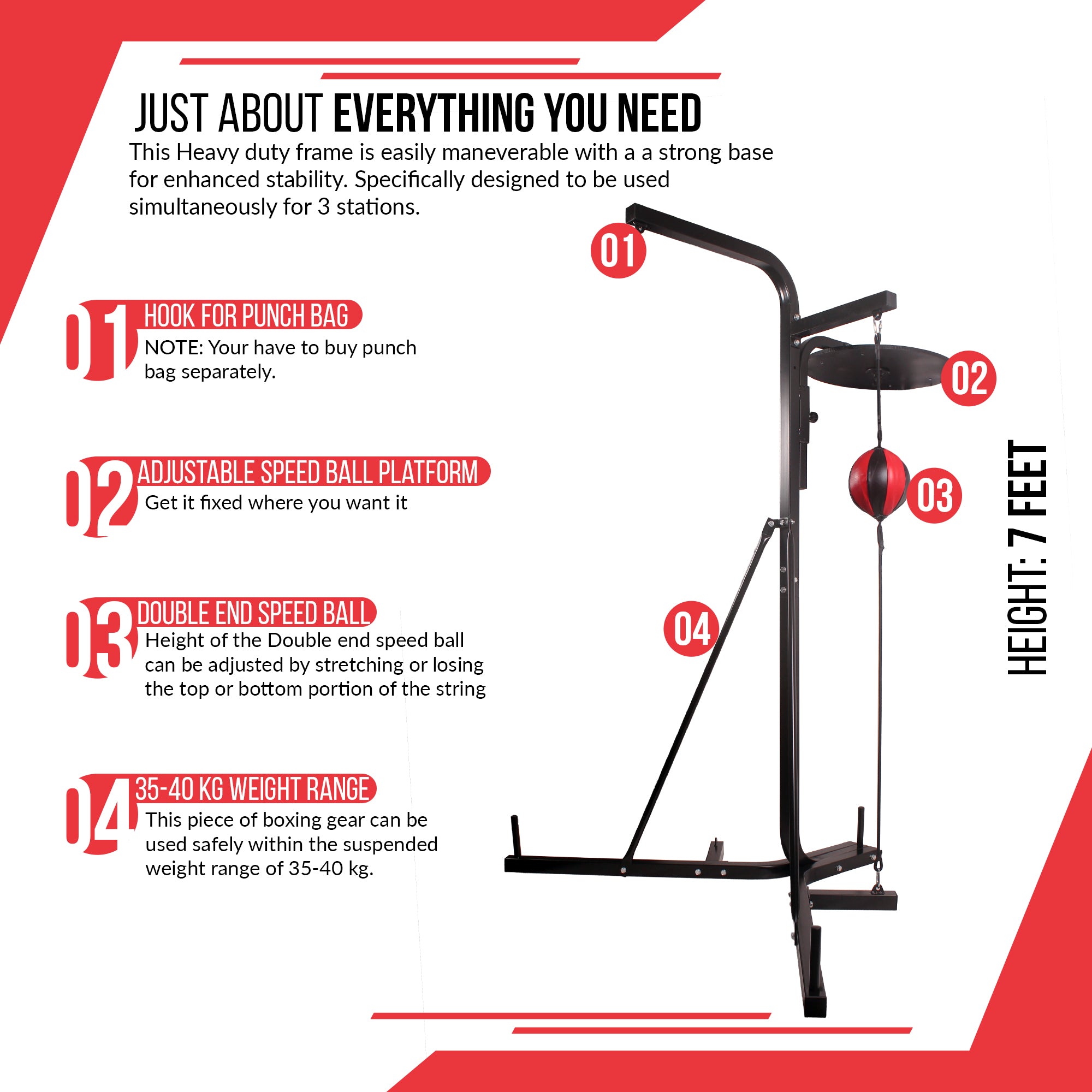 Xn8 Punch Bag and Stand