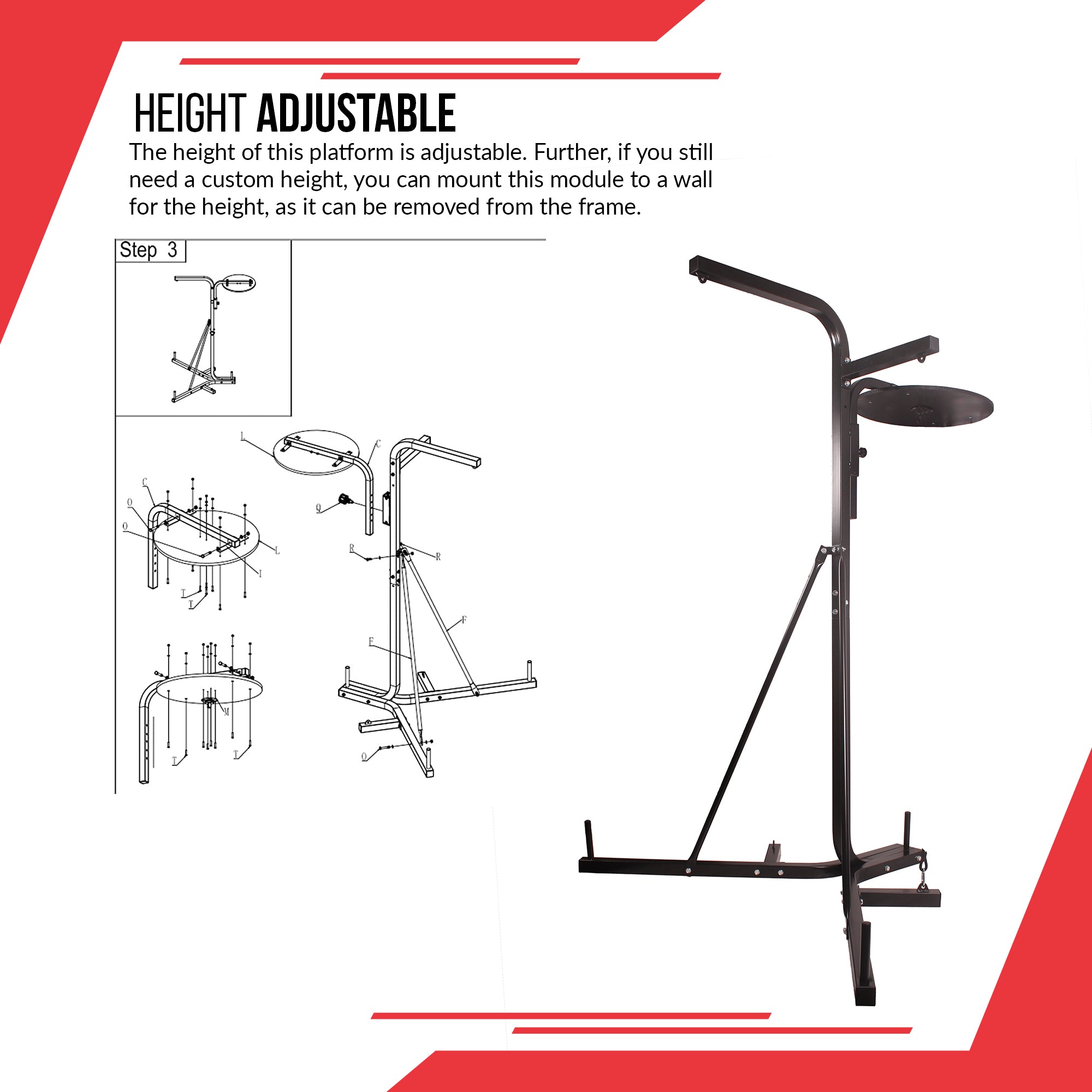 Xn8 Sports Punch Stand Without Bag