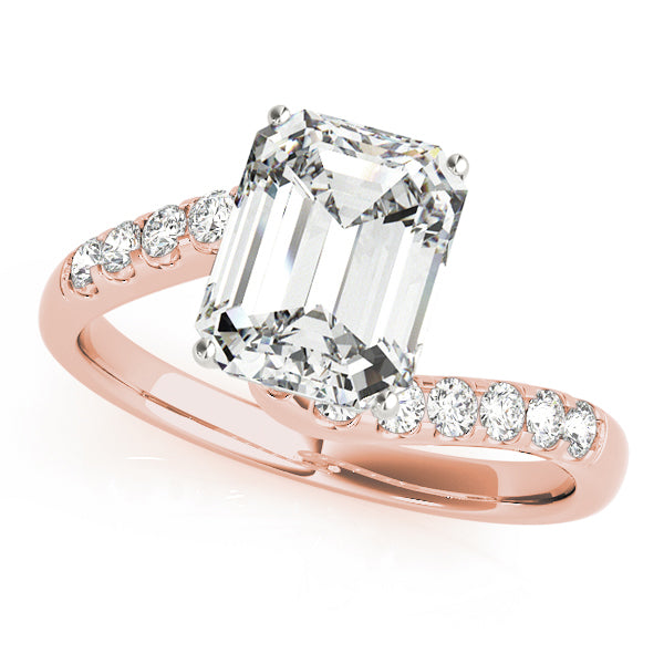 Felicity Emerald Engagement Ring