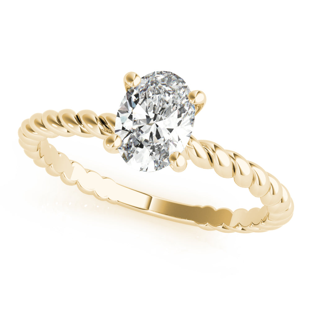 Gitty Oval Engagement Ring