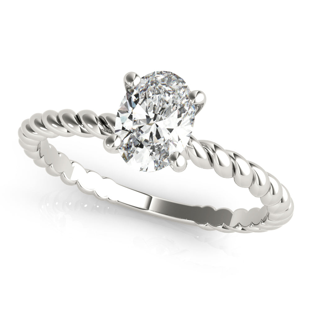 Gitty Oval Engagement Ring